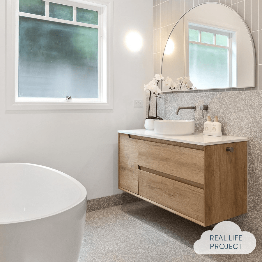 Premium Paddington Grey Terrazzo Look Tile - Stylish Floor & Wall Tile for Kitchen, Bathroom & Living Room - Durable & Easy to Clean Ceramic Tile for Modern Home Decor