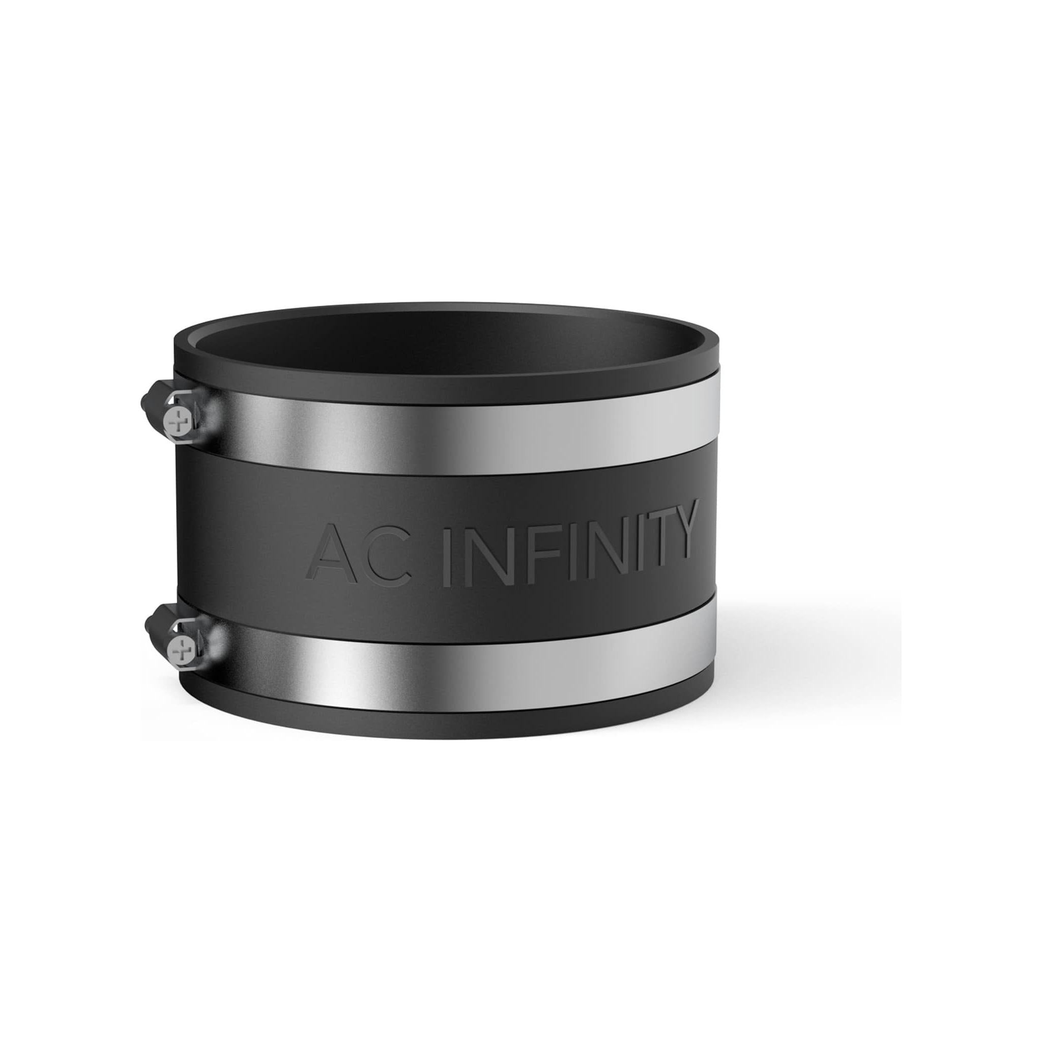 AC Infinity 4 Inch Quiet Inline Duct Fan with Noise Reduction Clamp - Perfect for Hydroponics, Grow Tents, and Home Ventilation Systems