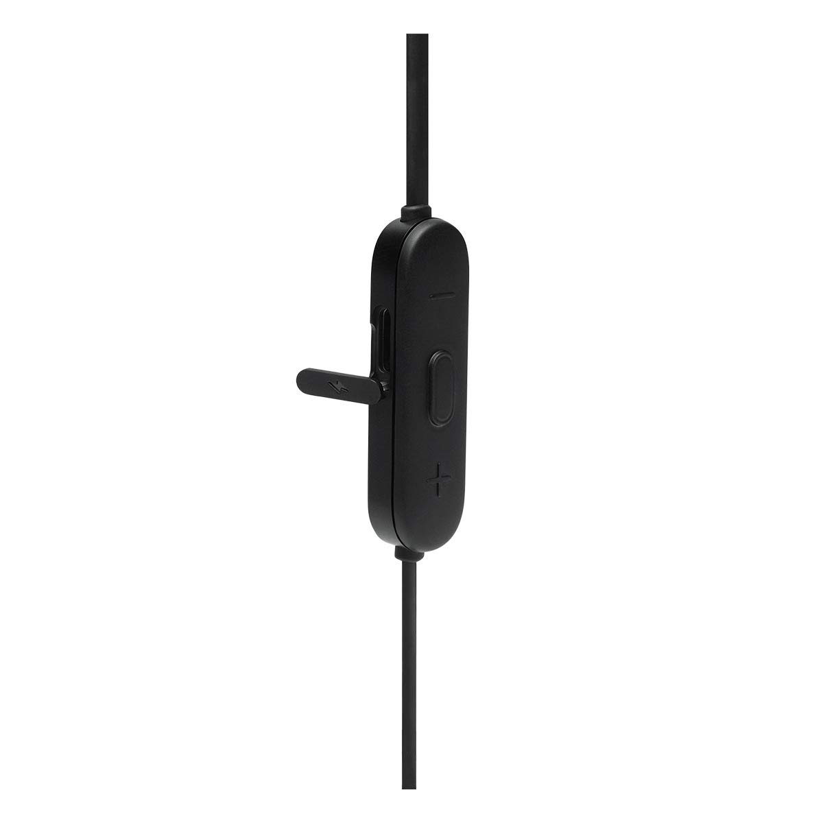 JBL Tune 215 Wireless Bluetooth Earbuds with Built-in Mic, 3-Button Remote & Flat Cable - Black (Compact Size) for Gym, Running & Daily Commute