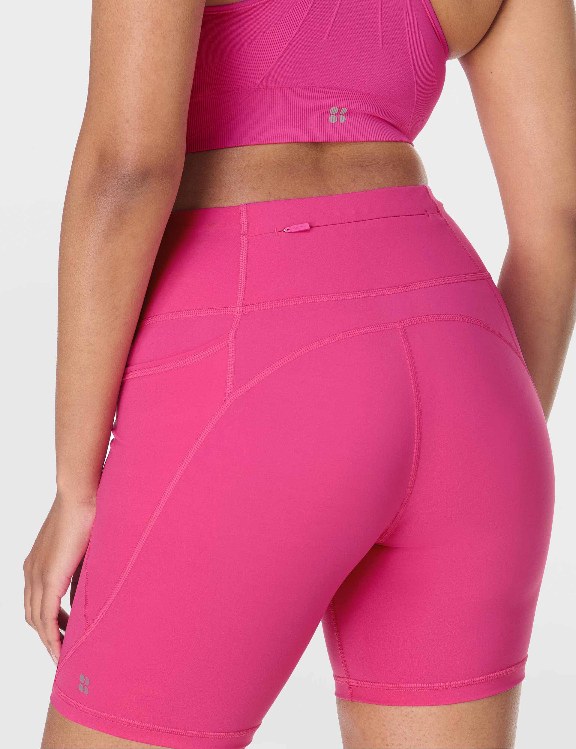 Power 6 Cycling Shorts for Women - High Performance Bike Shorts in Fuchsia Pink | Ideal for Road Cycling, Spinning & Indoor Workouts