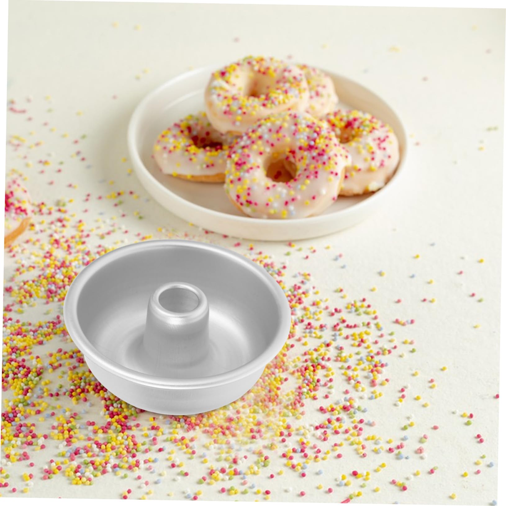 Alipis Donut Baking Pan - Nonstick Aluminum Alloy Donut Mold for Cakes, Pastries & Bread - Perfect for Home Baking, Party Treats & Gift Making