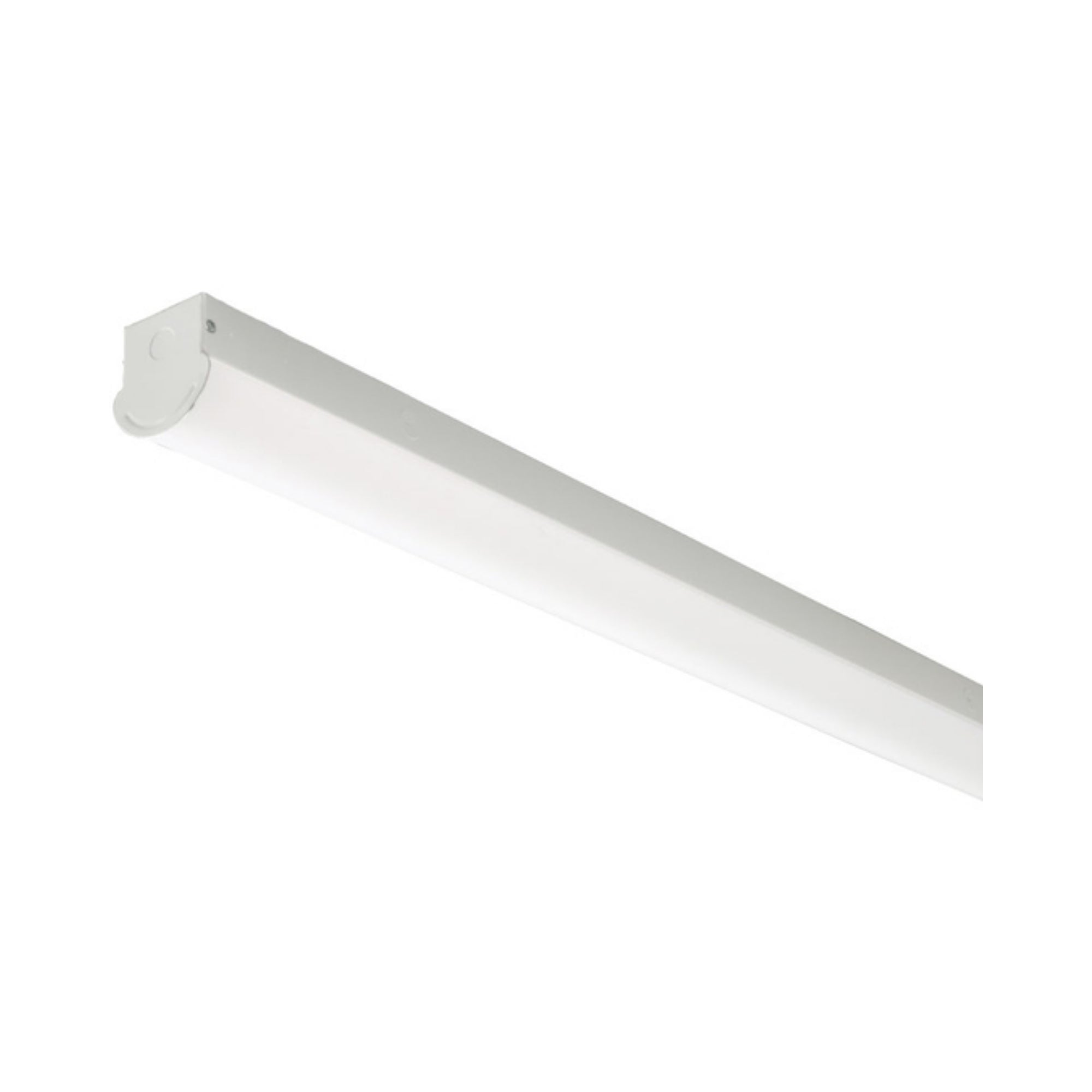 8ft LED Strip Light Fixture - 65W 8000 Lumens 5000K Daylight White - 120-277V Dimmable - for Kitchen, Garage, Workshop & Commercial Lighting