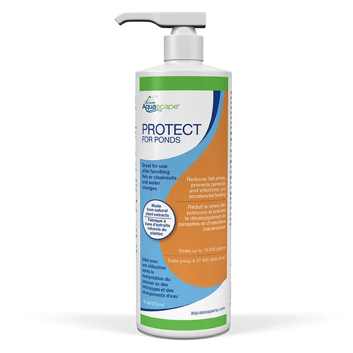 Pond Protector Water Treatment - 473ml for Healthy Fish & Clear Water | Ideal for Garden Ponds, Koi Ponds & Water Features