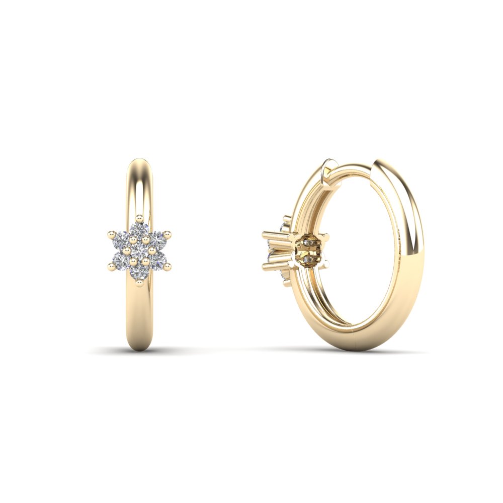 14K White Gold Diamond Stud Earrings for Women - Elegant & Timeless Jewelry for Everyday Wear & Special Occasions