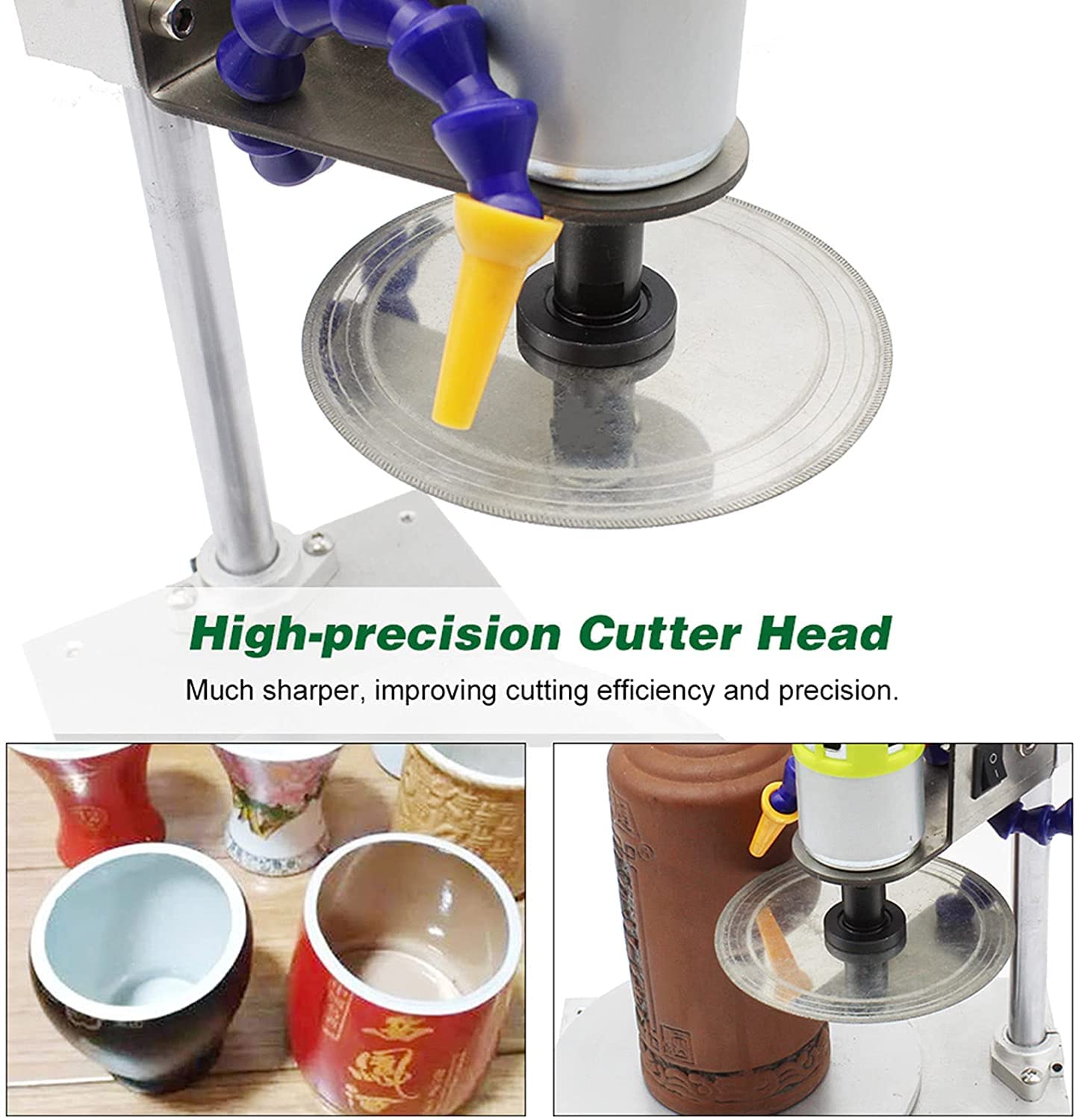 Electric Glass Bottle Cutter Kit - DIY Tool for Cutting Square, Round & Irregular Glass/Ceramic Bottles (Wine, Beer, Vase Making) | Perfect for Crafting, Home Decor & Upcycling Projects
