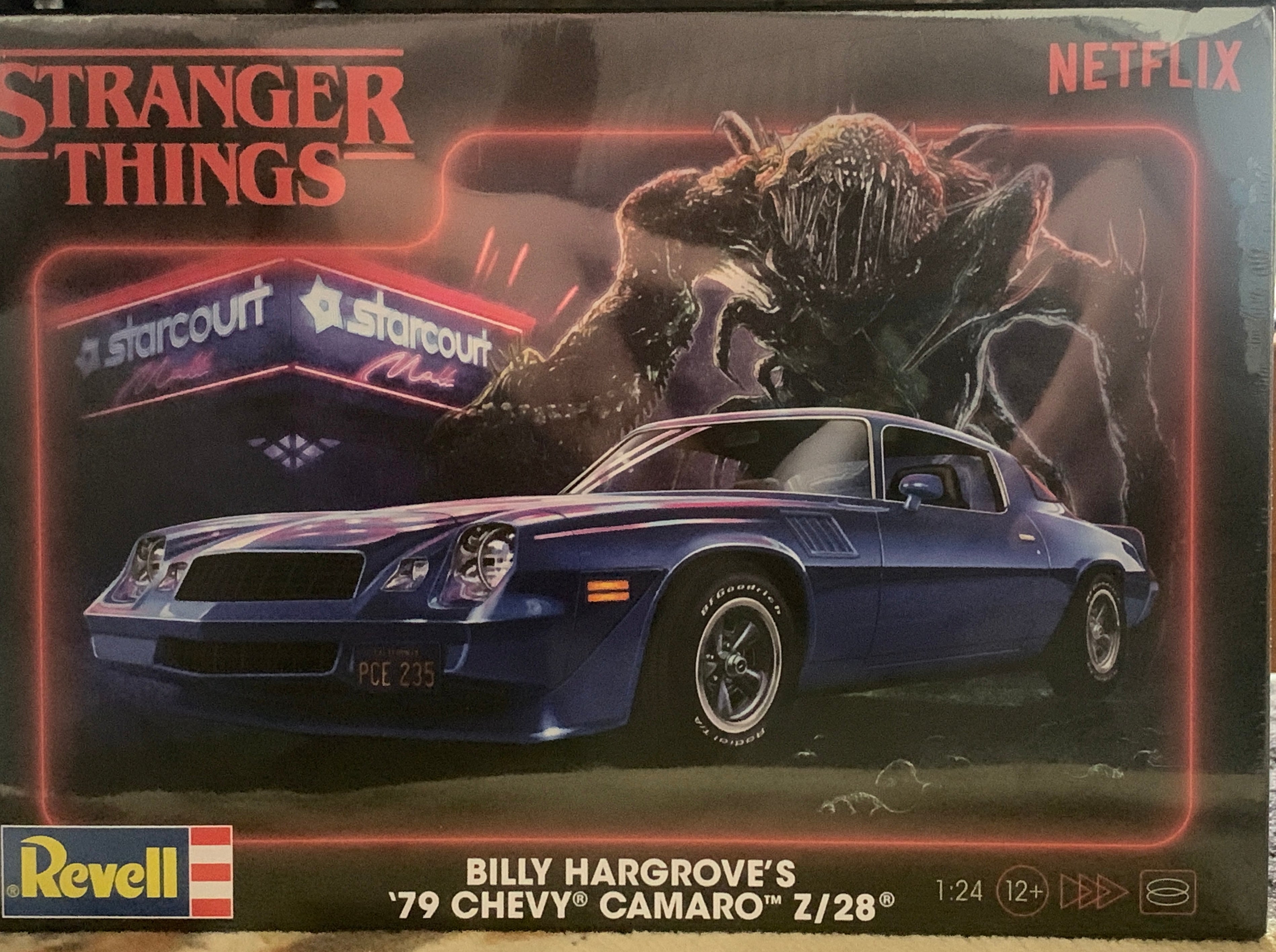Revell Stranger Things Billy Hargrove's '79 Chevy Camaro Z28 Model Kit (RMX 14560) - Collectible Car Model for Fans & DIY Enthusiasts - Perfect for Display, Gifts & Movie Memorabilia Collections