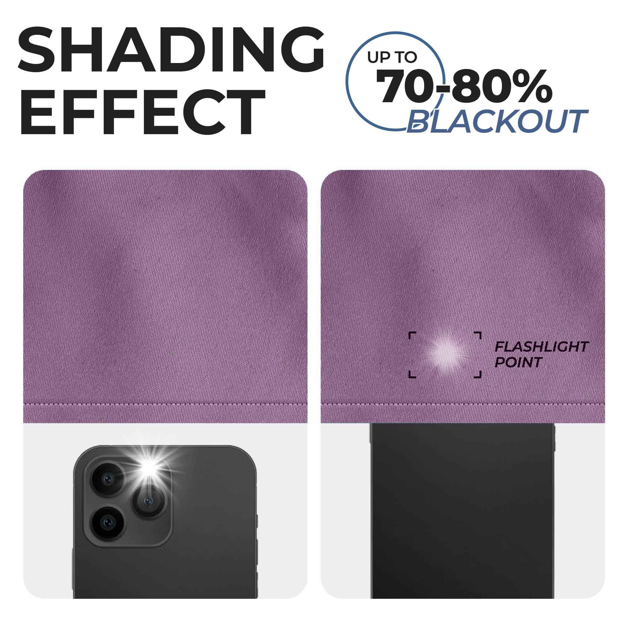 Blackout Curtains for Bedroom - 100% Linen Washable Room Darkening Curtains Set of 2 Panels - Perfect for Home Theater, Nursery & Light Sleepers