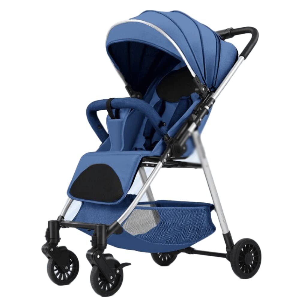 Lightweight Foldable Baby Stroller - Reversible Seat for Newborn to Toddler | Compact Travel Stroller for Shopping, Park & Airplane Travel