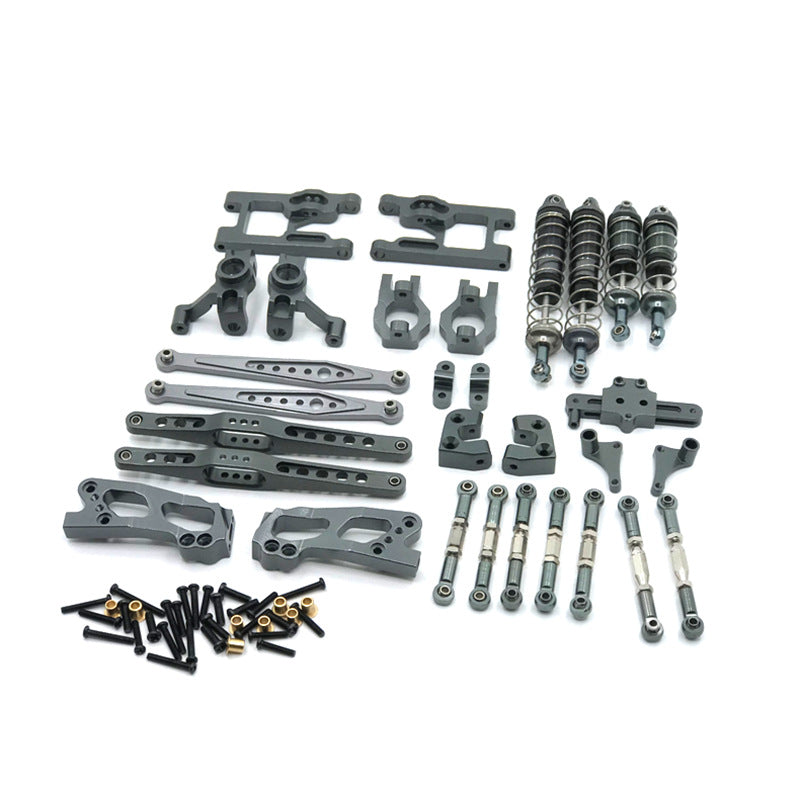WLtoys 12427 12428 12423 Feiyue RC Car Metal Upgrade Parts Kit - 12PCS Set for Off-Road Racing and Crawling Performance Enhancement
