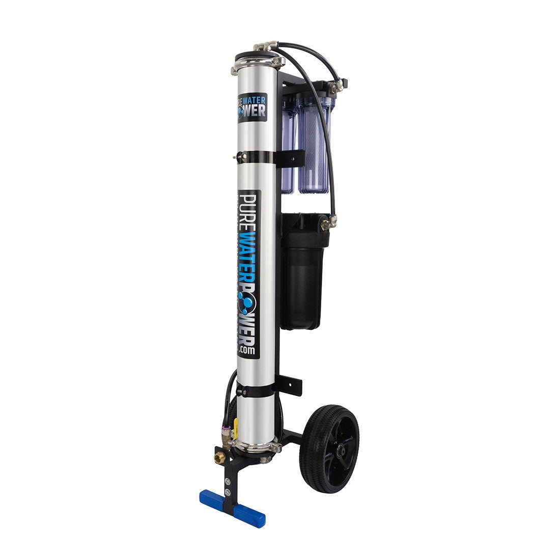 PWP Single RO/DI Water Filtration System - High Purity Reverse Osmosis Deionization for Aquariums, Hydroponics & Home Brewing