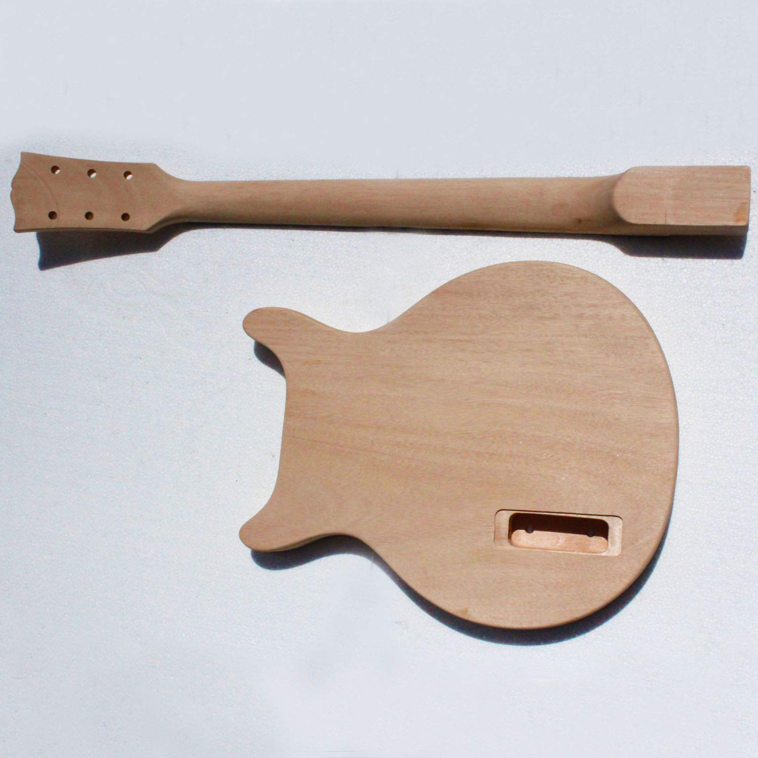 Project Jr DIY Electric Guitar Kit - Natural Wood Finish for Beginners & Hobbyists | Perfect for Home Practice, Music Classes & DIY Enthusiasts