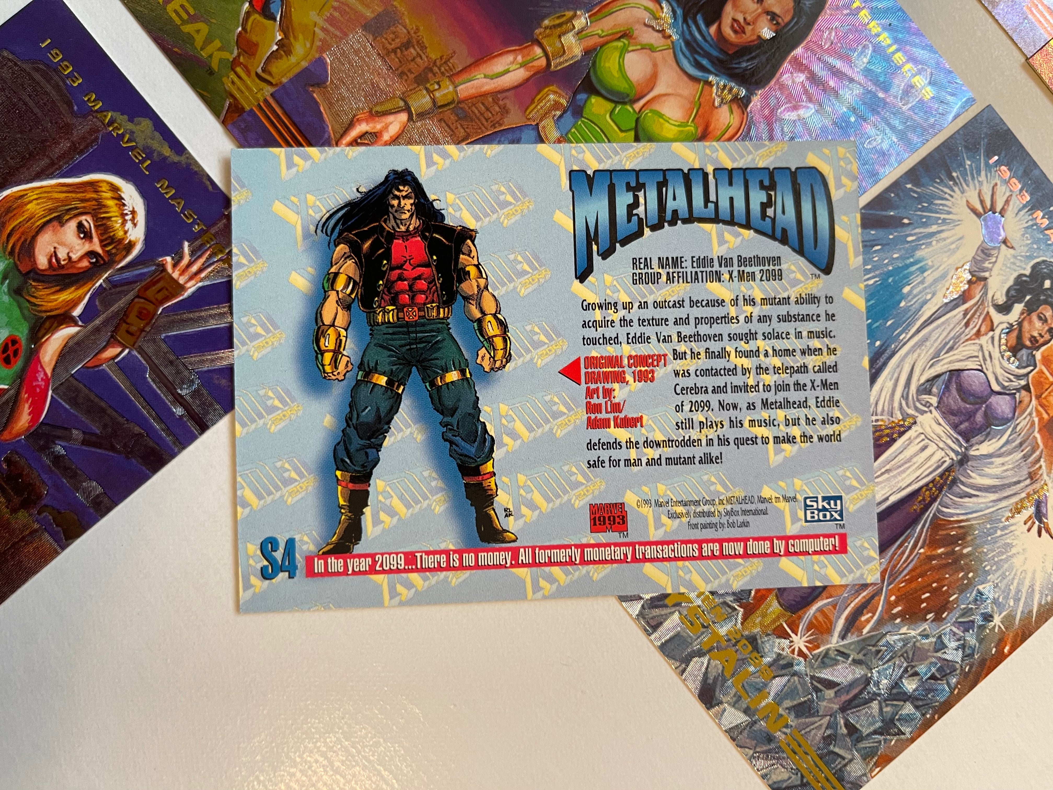 1993 Marvel Masterpieces Rare Foil Insert Cards Set - Collectible Trading Cards for Superhero Fans & Comic Enthusiasts - Perfect for Display, Trading, and Investment