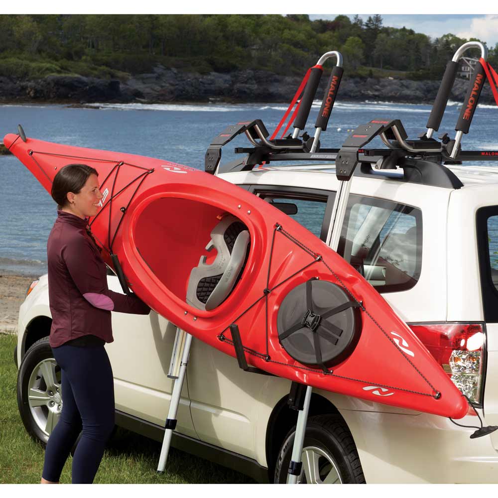 Malone TelosXL Kayak Load Assistant - Heavy Duty Kayak Carrier for Roof Racks | Easy Loading System for Canoes & Kayaks | Perfect for Outdoor Adventures, Camping Trips & Water Sports Enthusiasts