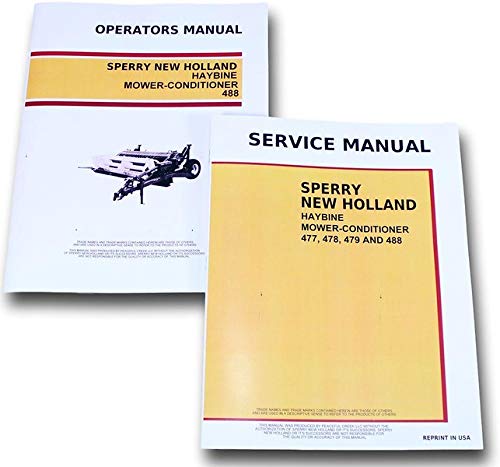 New Holland 488 Haybine Mower-Conditioner Service & Operator's Manual - Complete Guide for Maintenance, Repair & Operation | Perfect for Farmers & Agricultural Equipment Owners