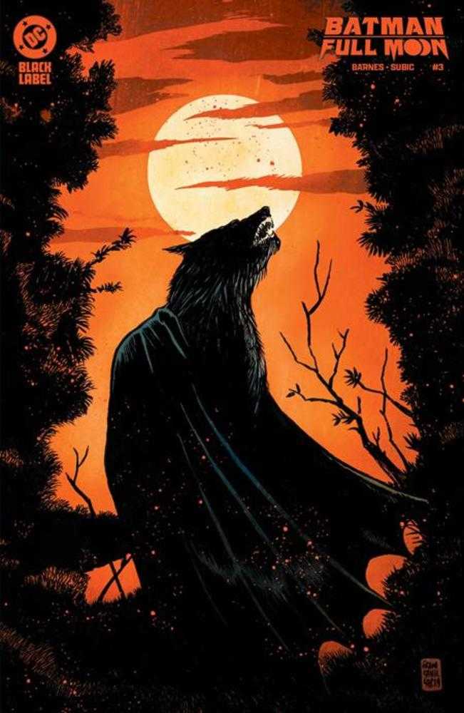 Batman Full Moon #3 (Of 4) Cover B Francesco Francavilla Variant - Mature Readers Comic Book - Collectible Card Stock Edition - Perfect for DC Fans & Comic Collectors - Great for Display, Gifts, and Investment