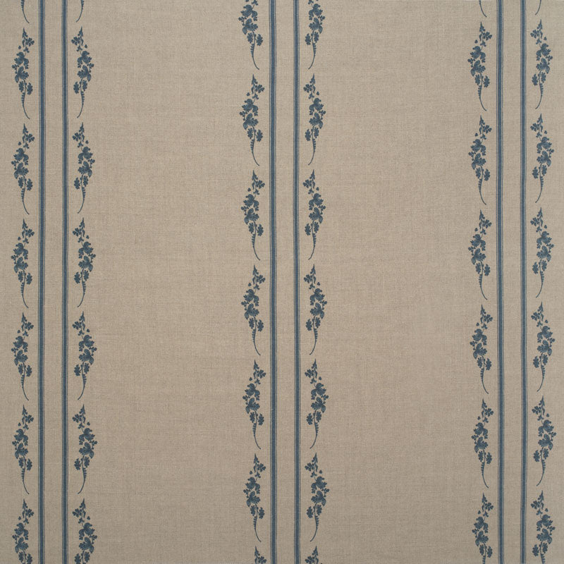 Trifolium Marchprint Linen Duvet Cover Set - Midnight Blue on Natural Linen - Perfect for Bedroom Decor & Cozy Home Styling