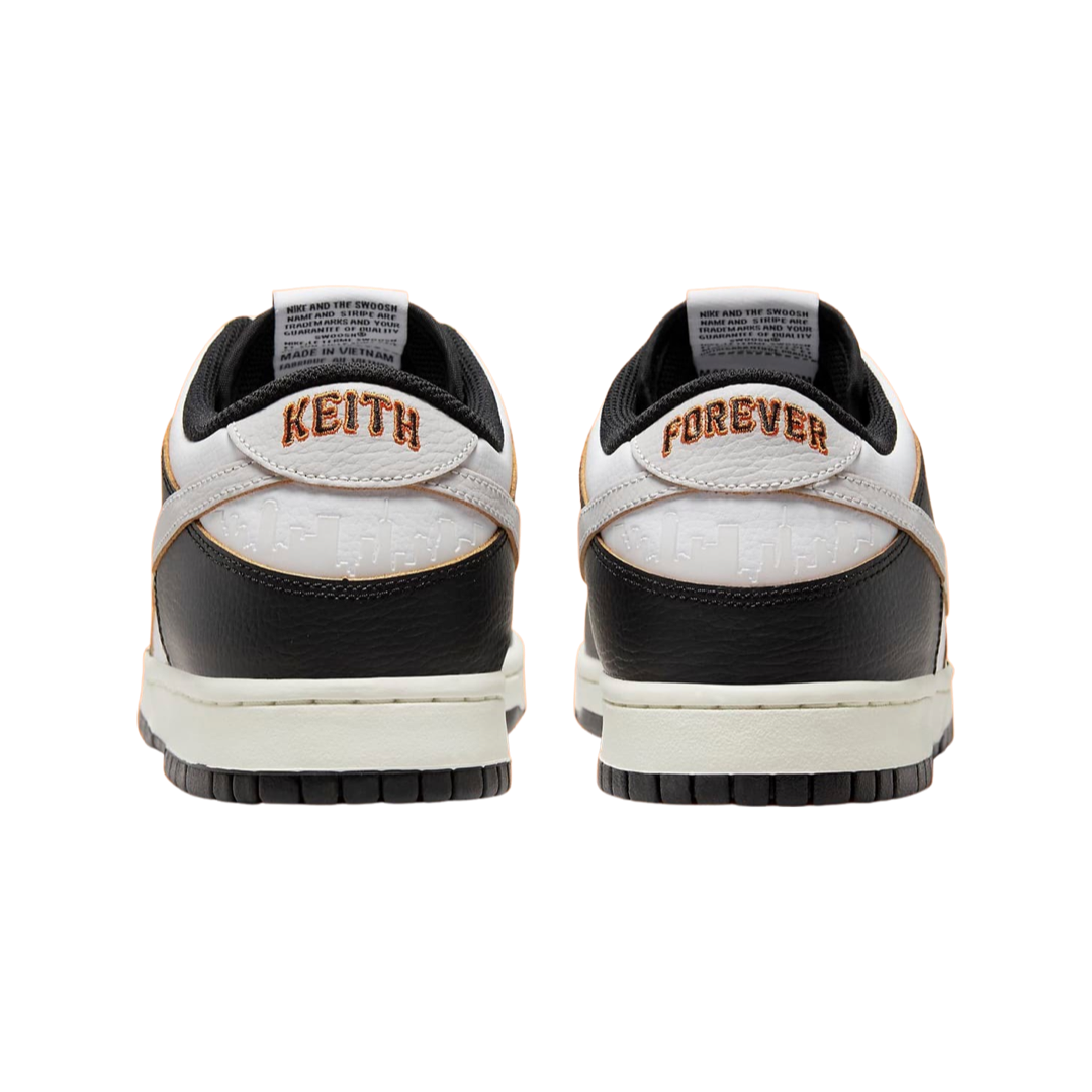Nike SB Dunk Low HUF San Francisco Sneakers - Black, White & Orange Colorway - Skateboarding Shoes for Men | Streetwear & Casual Wear