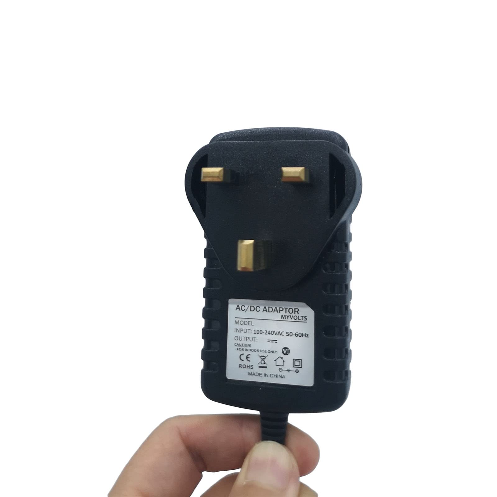 MyVolts 7.5V AC/DC Power Adapter for Roberts Revival Mini DAB Radio - UK Plug - Replacement Charger for Home, Office & Travel Use