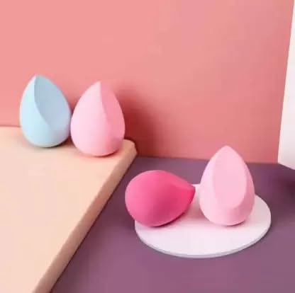 ELIIOUS 2 in 1 Heart Shaped Makeup Sponge - Super Soft Beauty Blender for Foundation & Concealer - Pack of 1 - Perfect for Liquid, Cream & Powder Makeup Application