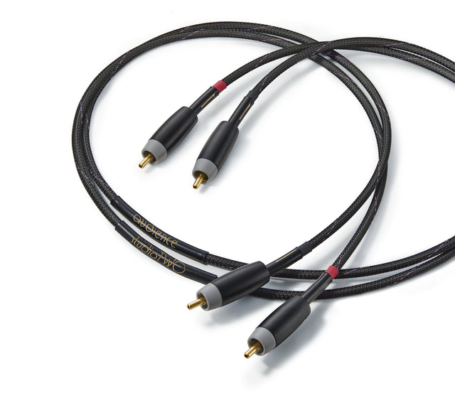 High-Quality Audience Studio TWO RCA Interconnects Pair - Premium Audio Cables for Home Theater, Stereo Systems & DJ Equipment