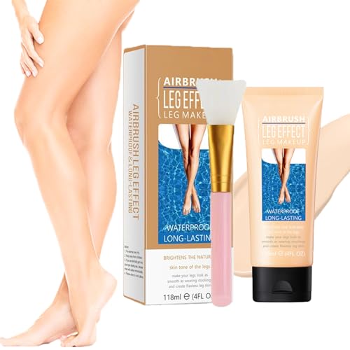 Waterproof Leg Makeup Concealer - No Transfer, Long Lasting Body Foundation for Varicose Veins & Dark Spots - Ideal for Black Skin & All Skin Tones - Perfect for Weddings, Beach Days & Everyday Wear (1, One Size)
