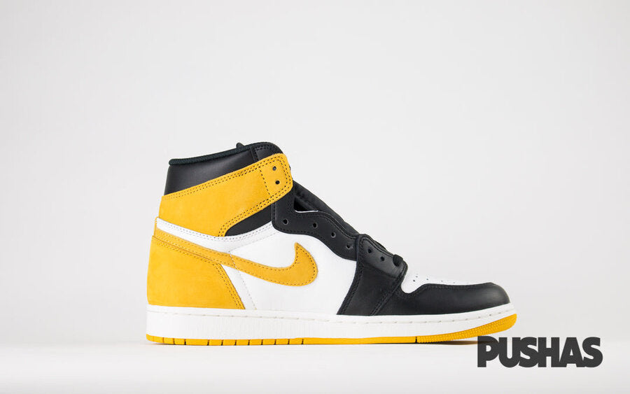 Air Jordan 1 Retro High OG 'Yellow Ochre' Men's Basketball Shoes - Stylish Sneakers for Streetwear & Casual Outfits