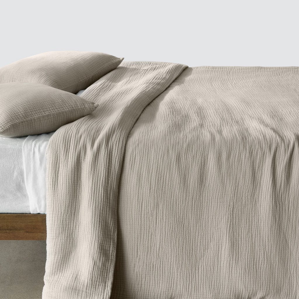 Organic Cotton Gauze Duvet Cover Set - Breathable & Soft Bedding for All Seasons | Perfect for Cozy Bedrooms, Guest Rooms & Vacation Homes