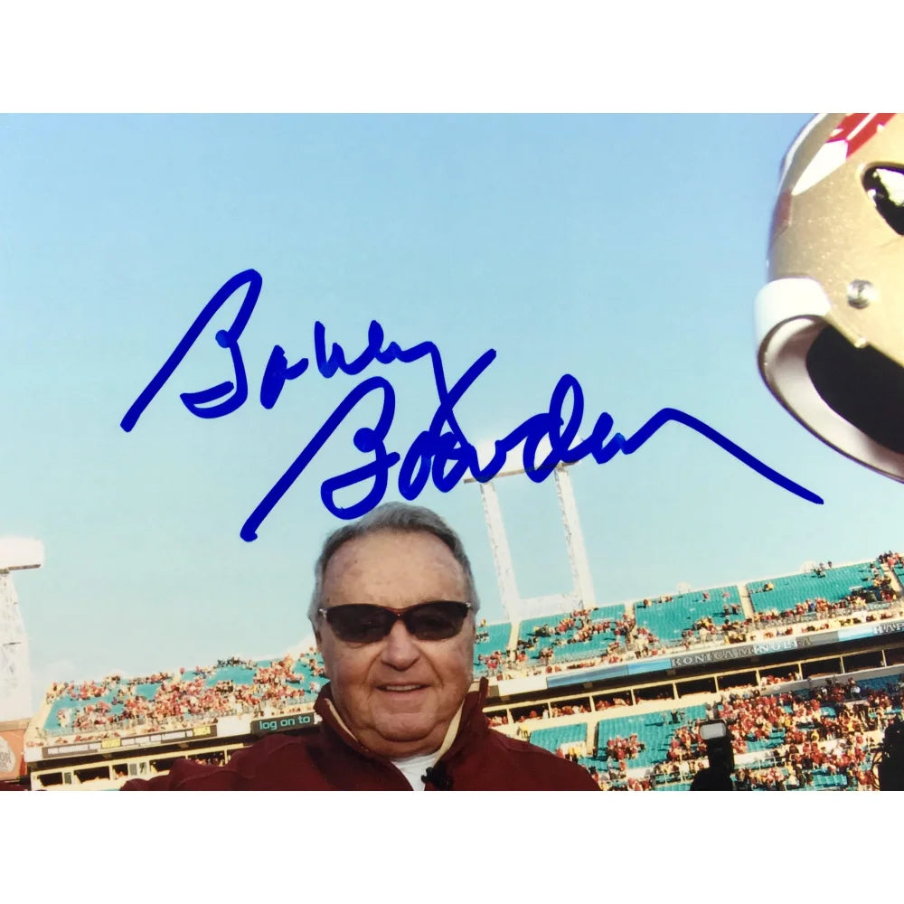 Bobby Bowden Autographed Florida State Seminoles 8x10 Photo with COA PSA/DNA - Perfect for Sports Memorabilia Collectors, Man Cave Decor, and FSU Fans Gifts