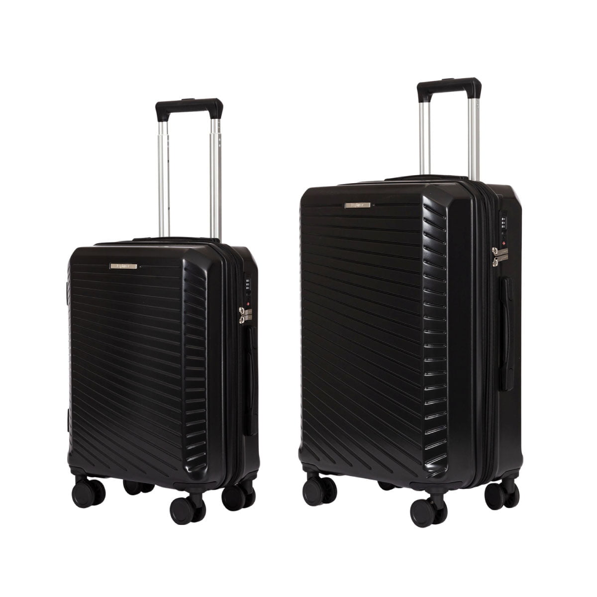 Explorer Passport Anti-Theft Expandable 2-Piece Luggage Set (Carry-On & Medium Checked Bag) - Perfect for International Travel & Business Trips