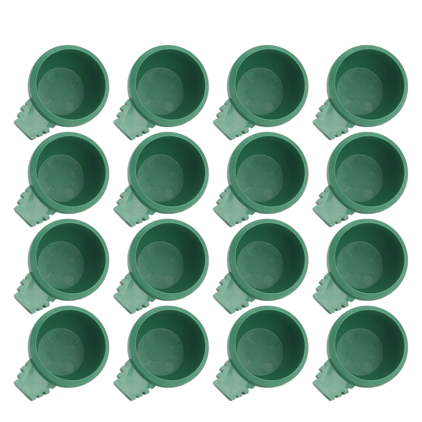 Shanrya 25-Piece Plastic Bird Food and Water Bowl Set for Parrots, Canaries, Finches - Durable Farm & Aviary Feeding Dishes for Pet Birds, Outdoor Use