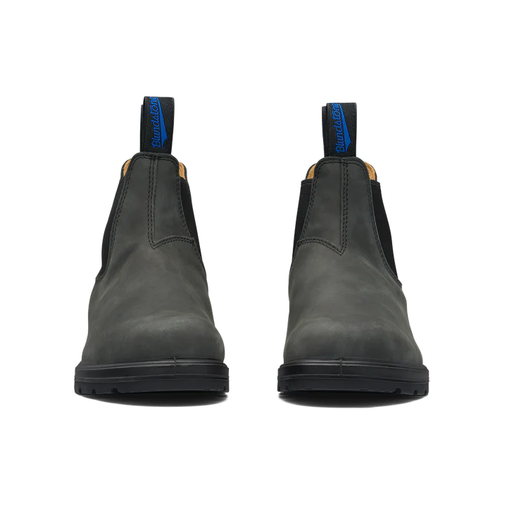 Blundstone 1478 Winter Thermal Boots - Rustic Black Waterproof Leather Chelsea Boots for Men & Women - Perfect for Hiking, Snow & Cold Weather Outdoor Activities