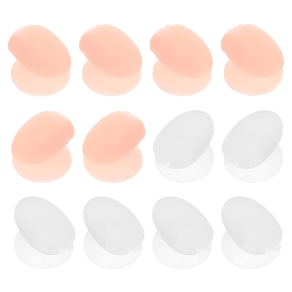 Beavorty 12Pcs Silicone Makeup Brush Cover - Reusable Travel Storage for Lip Brushes & Anti-Lost Protectors - Perfect for On-the-Go Beauty