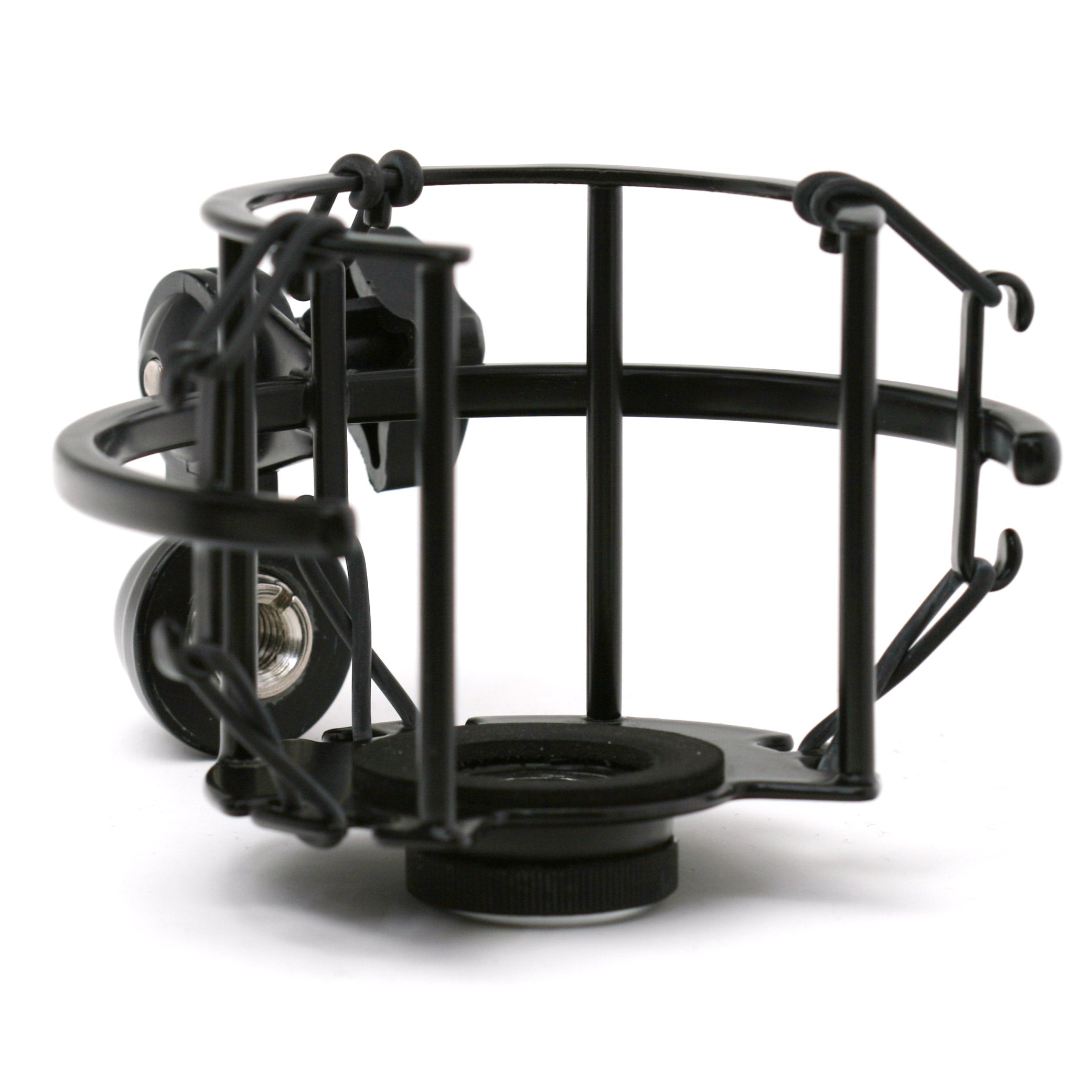 Professional Cutaway Shock Mount for Large Diaphragm Condenser Mics (LDC) - Reduce Noise & Vibration for Studio Recording, Podcasting & Live Performances