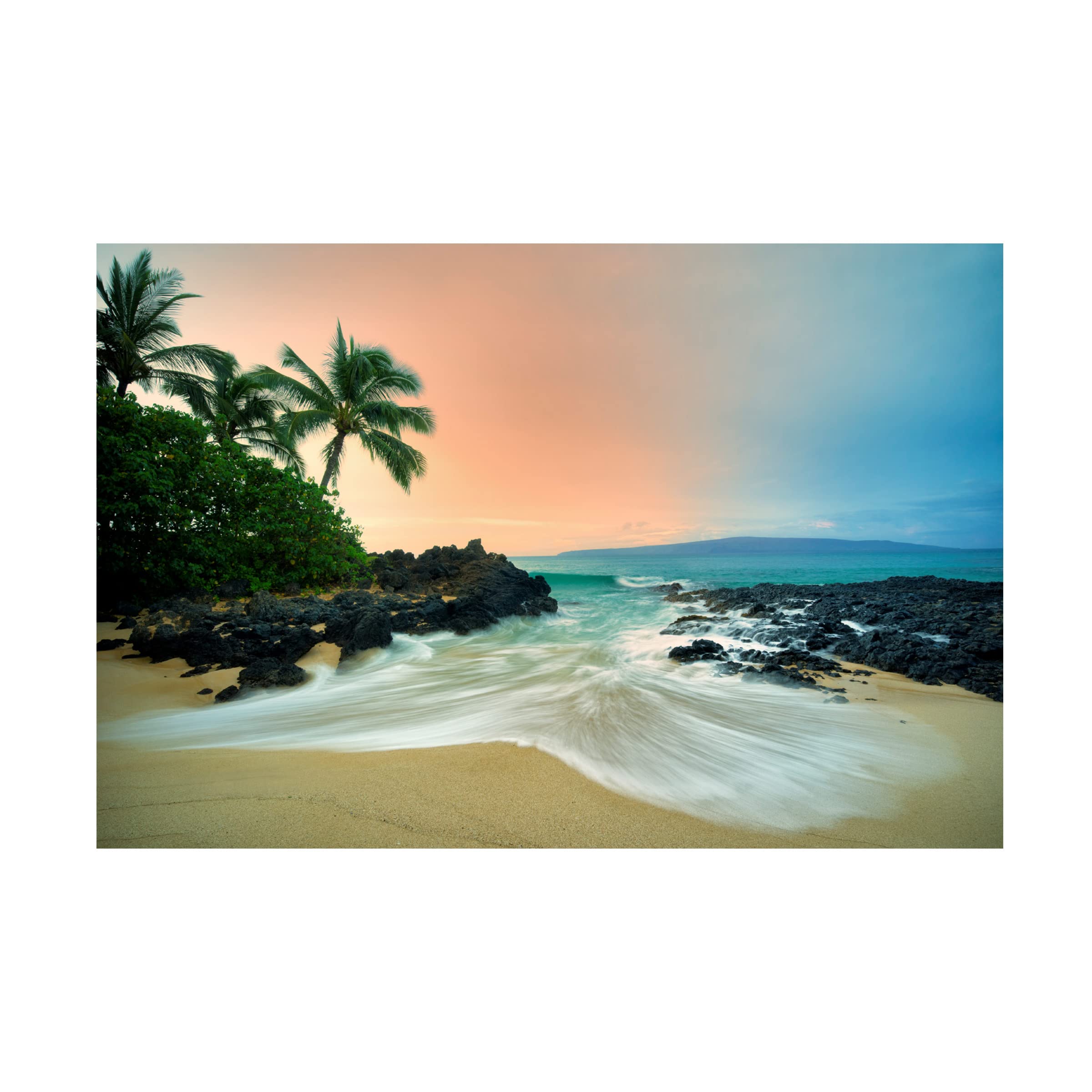 Dennis Frates 'Beach' Canvas Art Print - Coastal Wall Decor for Living Room, Bedroom & Office - Trademark Fine Art Collection