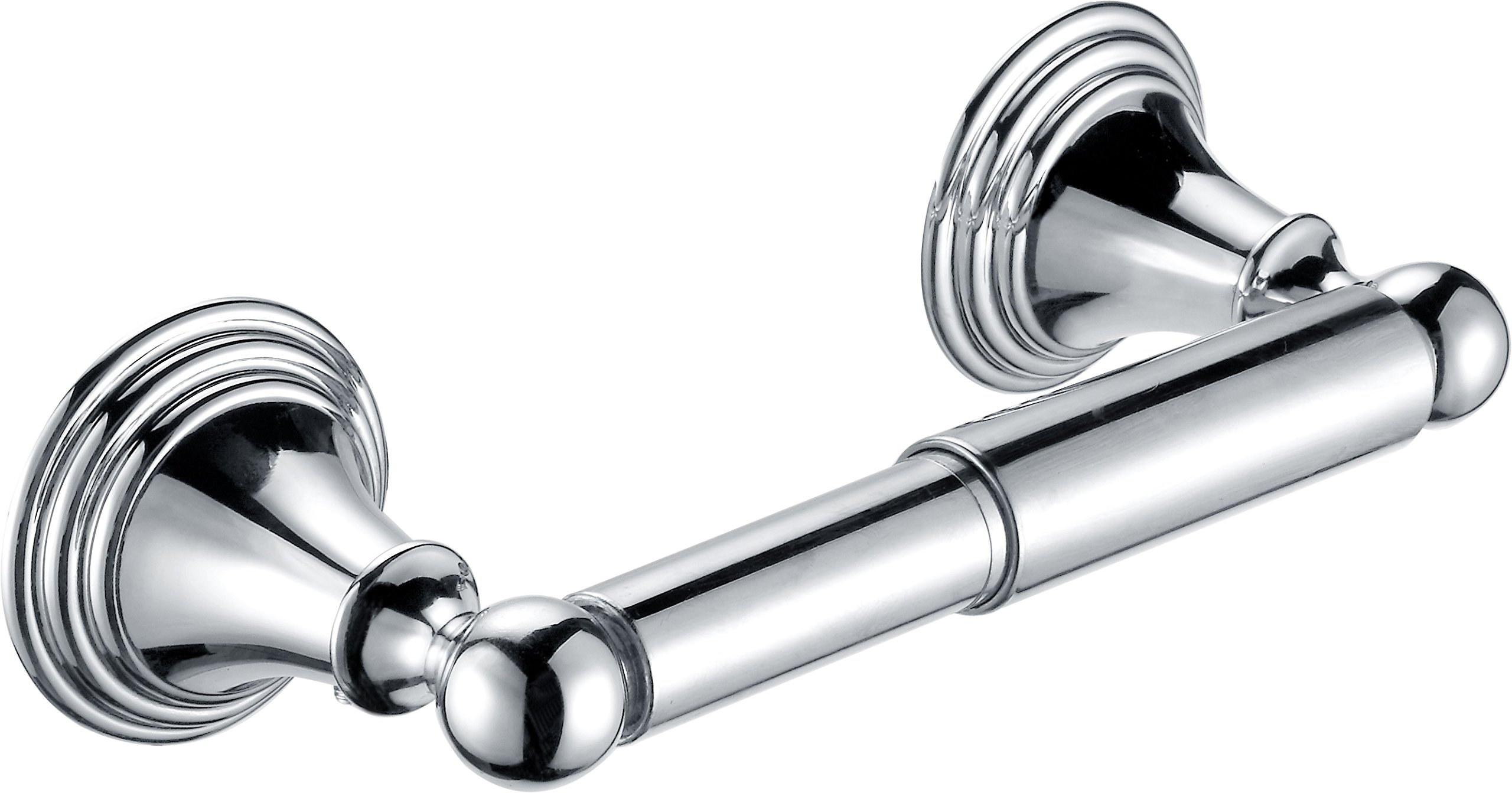 Paradise Bathworks 62326 Eden Polished Chrome Toilet Paper Holder - Durable Bathroom Tissue Roll Stand for Modern Homes & Luxury Hotels