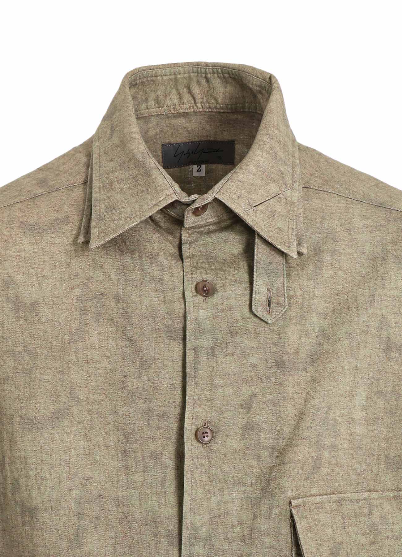Stylish Cotton Linen Herringbone 5-Way Collar Tab Blouse for Women | Elegant Office Wear & Casual Outfits | Perfect for Work, Dates, and Special Occasions