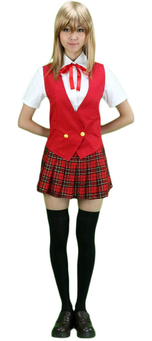 CHIUS Anime Cosplay Costume - Female Summer School Uniform Set for Mahora High | Perfect for Conventions, Halloween & Cosplay Events