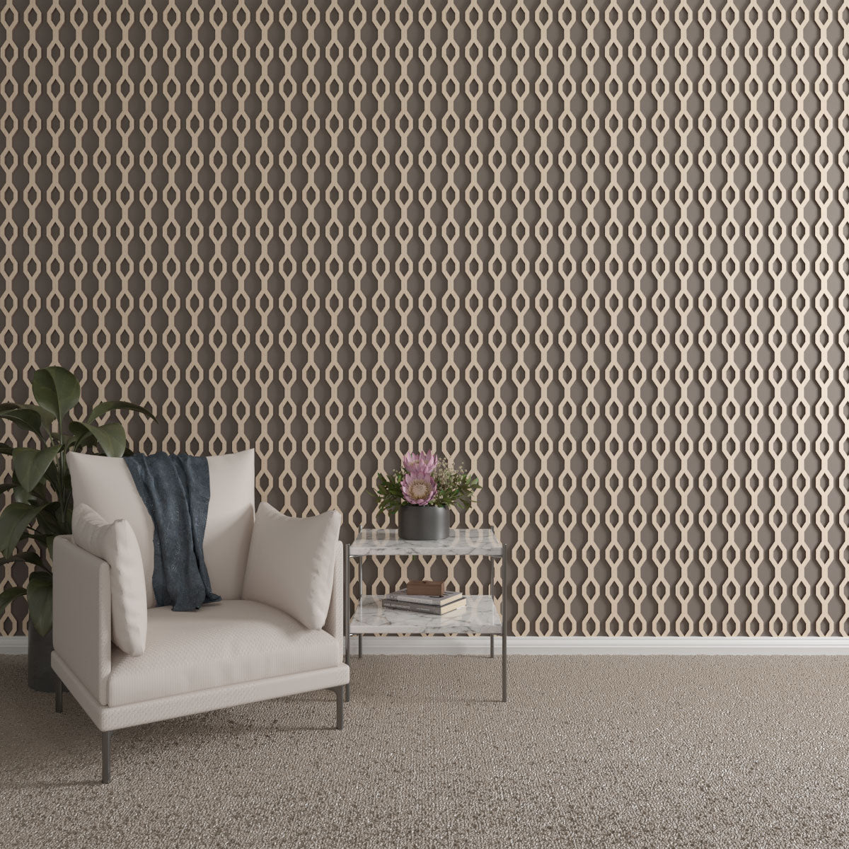 Adjustable Wood Slat Wall Kit - Modern DIY Room Divider & Decorative Panel for Home & Office - Perfect for Living Room, Bedroom, and Workspace Partitions