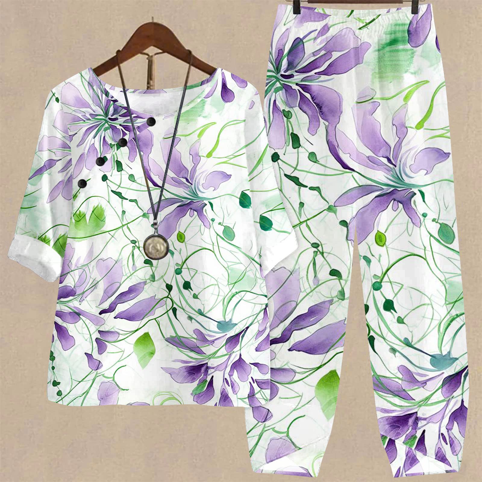 Women's Beach & Lounge Wear - Postpartum Matching 2-Piece Sets | Cozy Vacation Outfits with Shorts | Perfect for Maternity, Travel & Relaxation