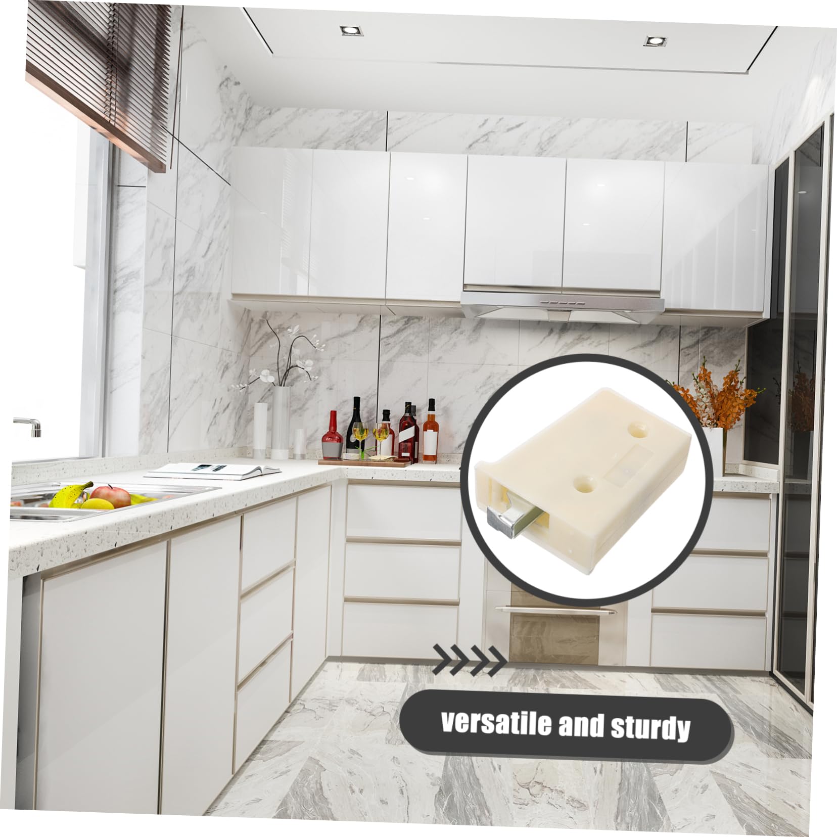 **Heavy Duty Wall Mounted Cabinet Hangers - Durable Iron Kitchen Cabinet Brackets for Secure Hanging & Space Saving - Perfect for Pantry, Bathroom & Garage Storage Organization**