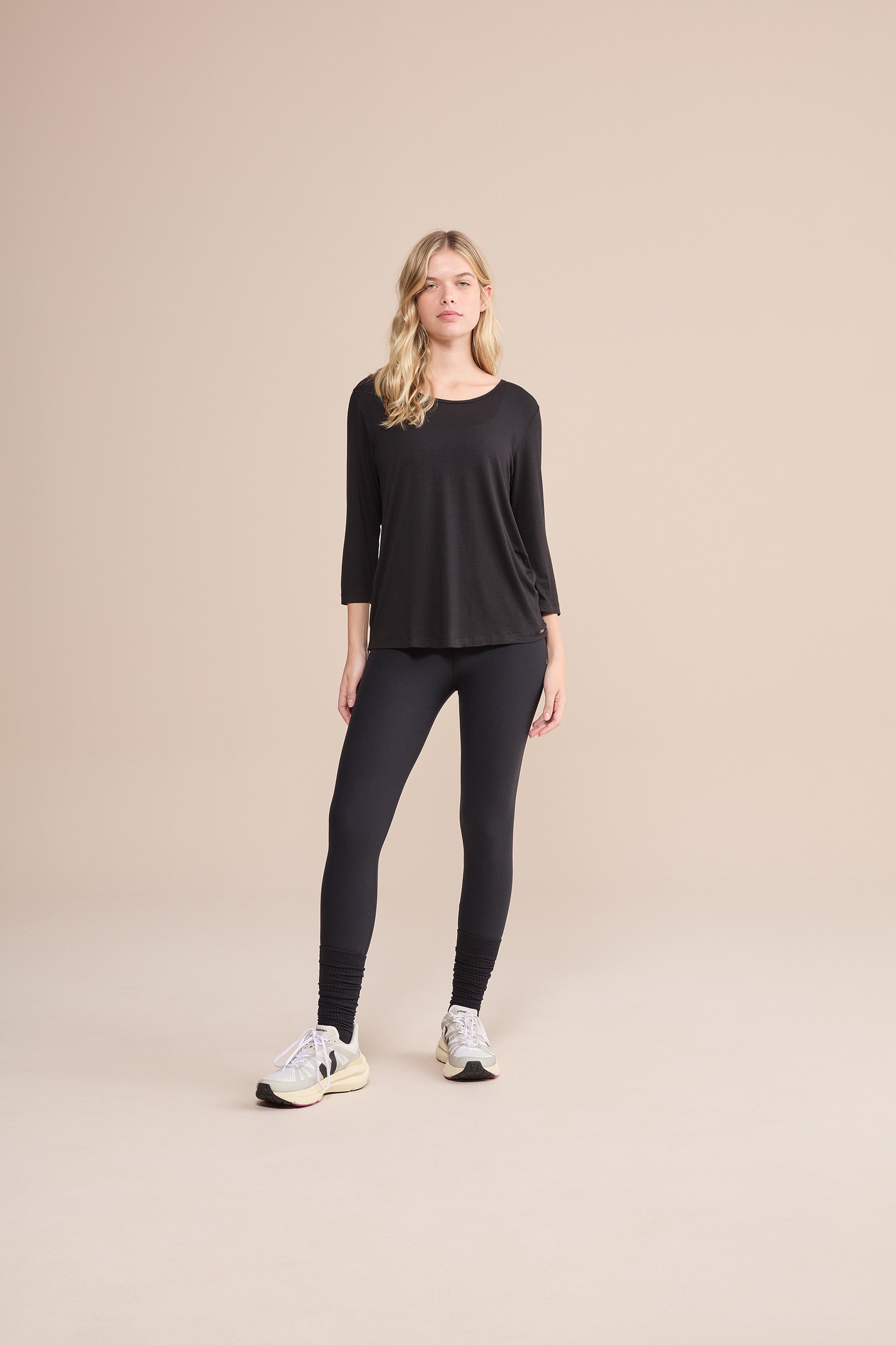 Stylish Long Sleeve Cross Back Viscose Blouse for Women | Comfortable & Breathable | Perfect for Office, Date Night & Fall Layering