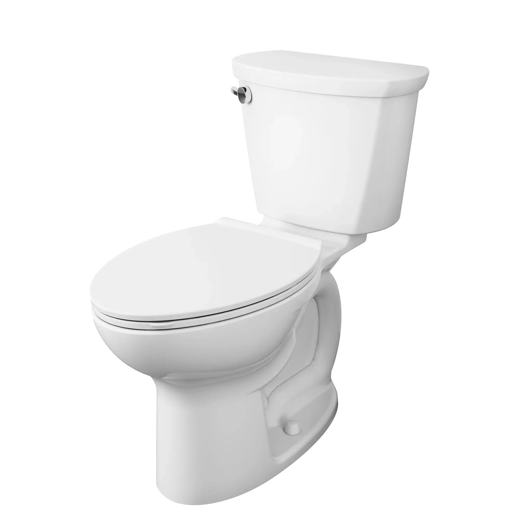 Cadet PRO Two-Piece 1.6 GPF/6.0 LPF Compact Elongated Toilet - 14 Inch Rough-In, Chair Height, Water Efficient (Seat Not Included) - Perfect for Small Bathrooms, Powder Rooms & Space-Saving Solutions