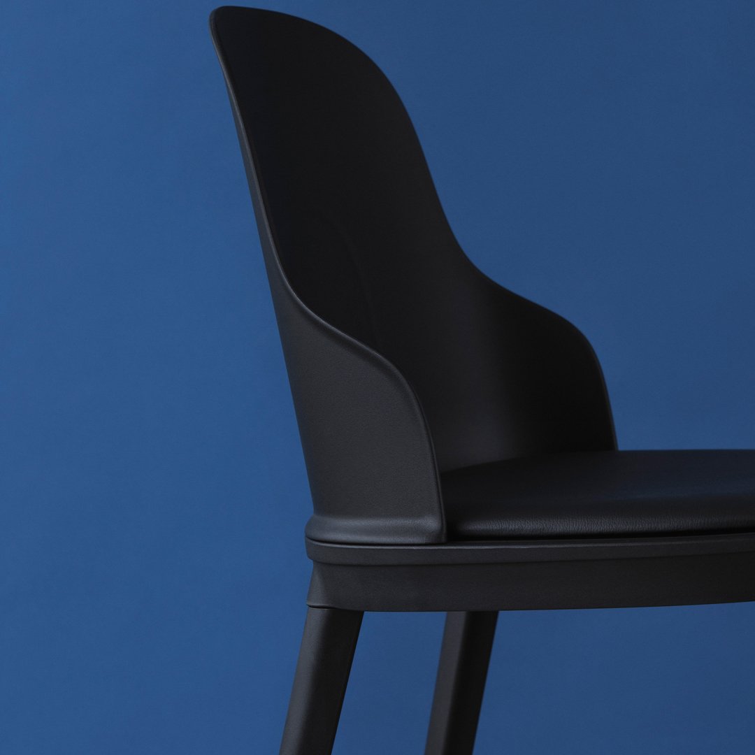 Allez Dining Chair - Upholstered Seat for Comfortable Dining | Perfect for Kitchen, Dining Room & Breakfast Nook