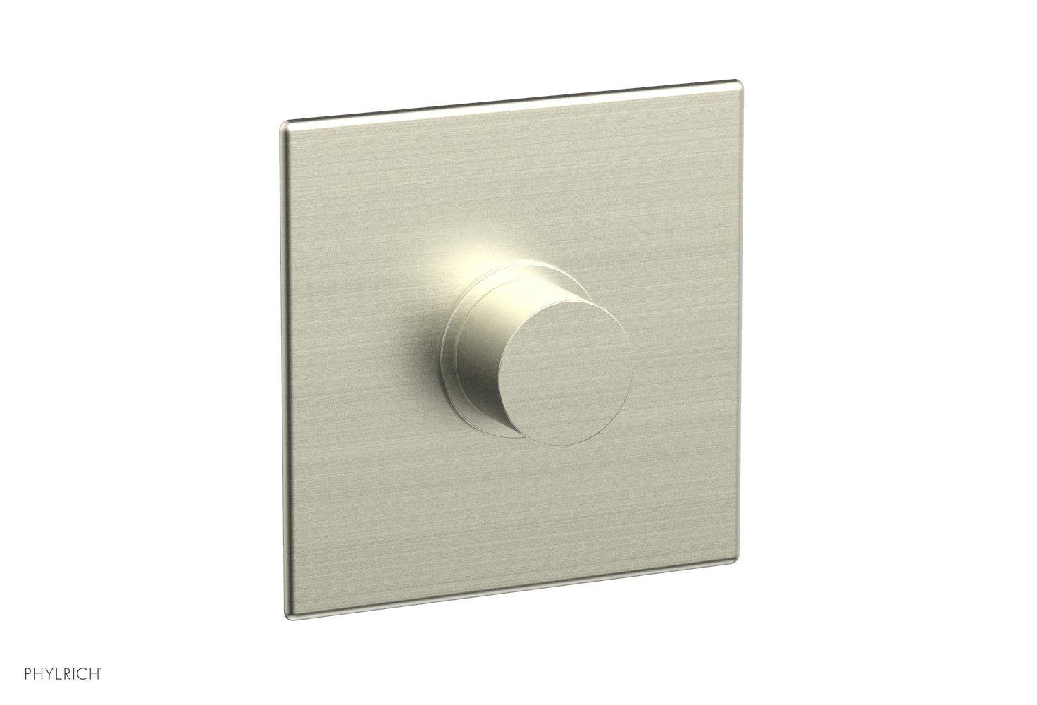 BASIC II 3/4 Thermostatic Square Shower Trim with Smooth Handle - Chrome Finish for Modern Bathrooms | Perfect for Home & Hotel Bathroom Renovations