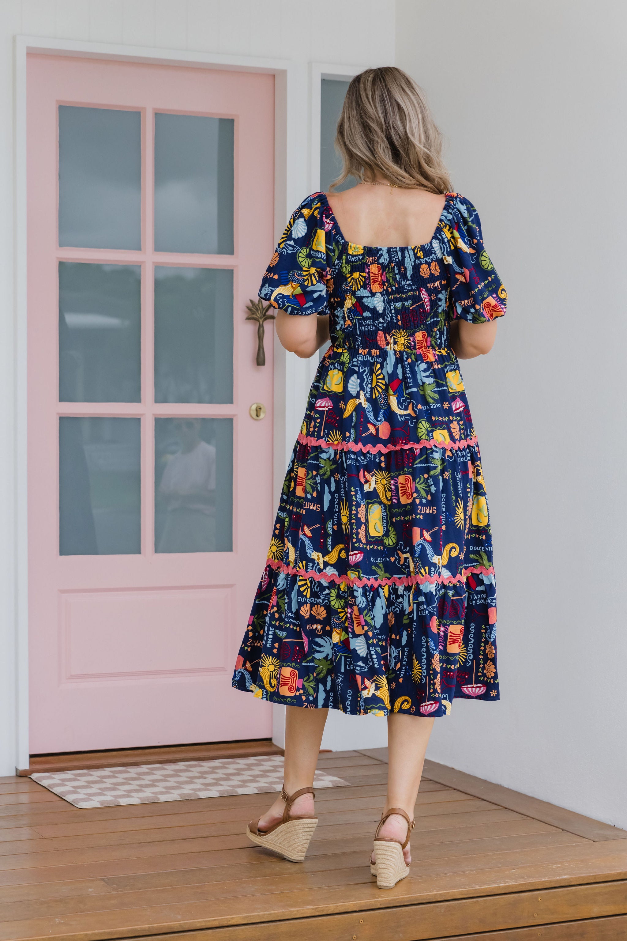 Peri Midi Dress - Flowy Euro Summer Dress for Women | Perfect for Beach Vacations, Date Nights & Summer Parties