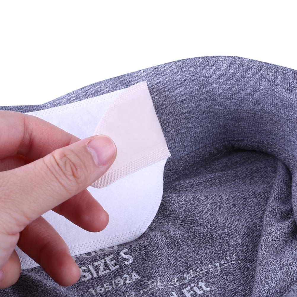 100pcs Disposable Neck Sweat Pads for Men & Women - Soft Collar Sweat Pads for Sports, Workouts & Hot Weather - Keep Cool & Dry During Exercise, Gym & Outdoor Activities