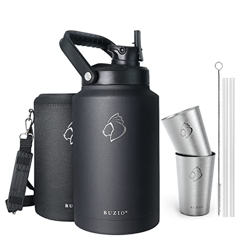 Black with Straw Lid