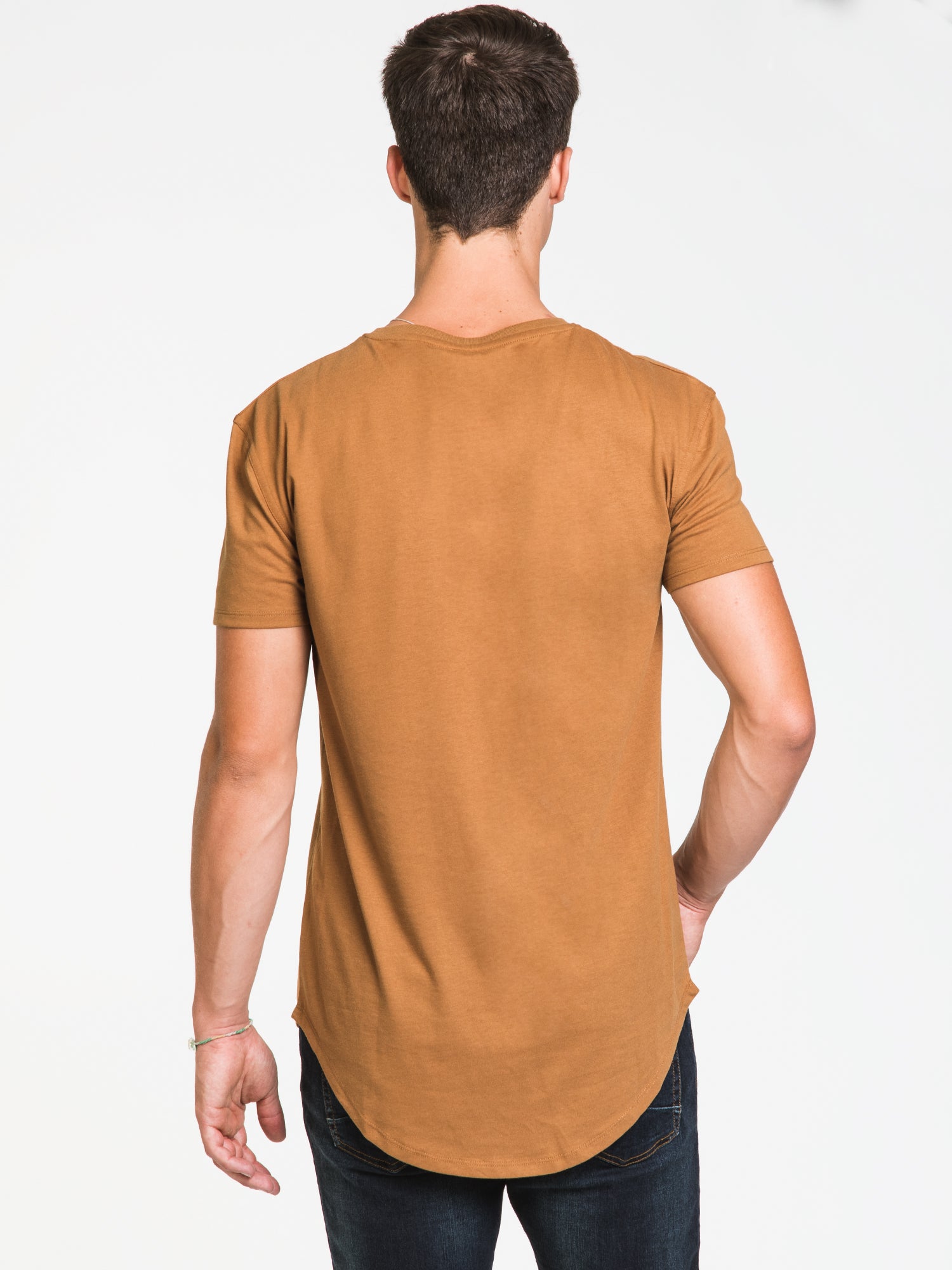 BOATHOUSE LONGLINE TEE - Men's Slim Fit Casual T-Shirt | Soft Cotton Streetwear Top for Everyday Wear | Perfect for Gym, Lounge & Outdoors