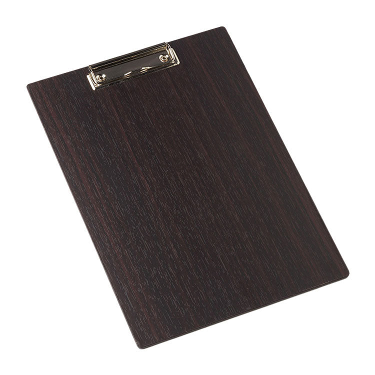 American Metalcraft CB12 & 9 x 12.5 Inch Espresso Wood Menu Holder Clipboard - Perfect for Restaurants, Cafes, and Office Organization