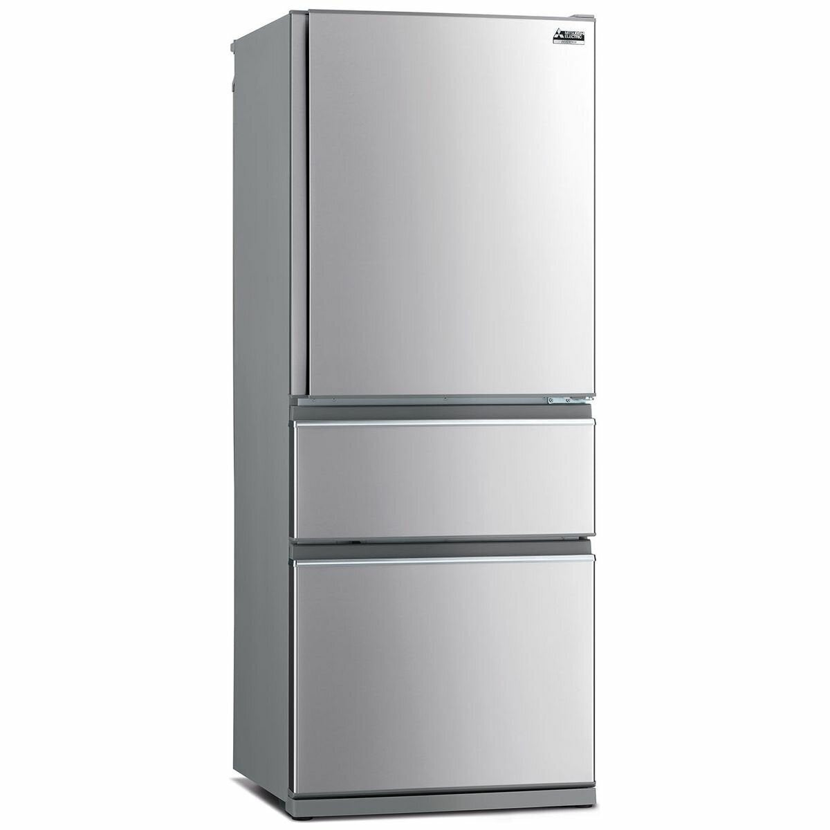 Mitsubishi Electric 450L Bottom Mount Frost Free Refrigerator MR CX450ER ST A - Energy Efficient Large Capacity Fridge for Home, Kitchen & Office Use